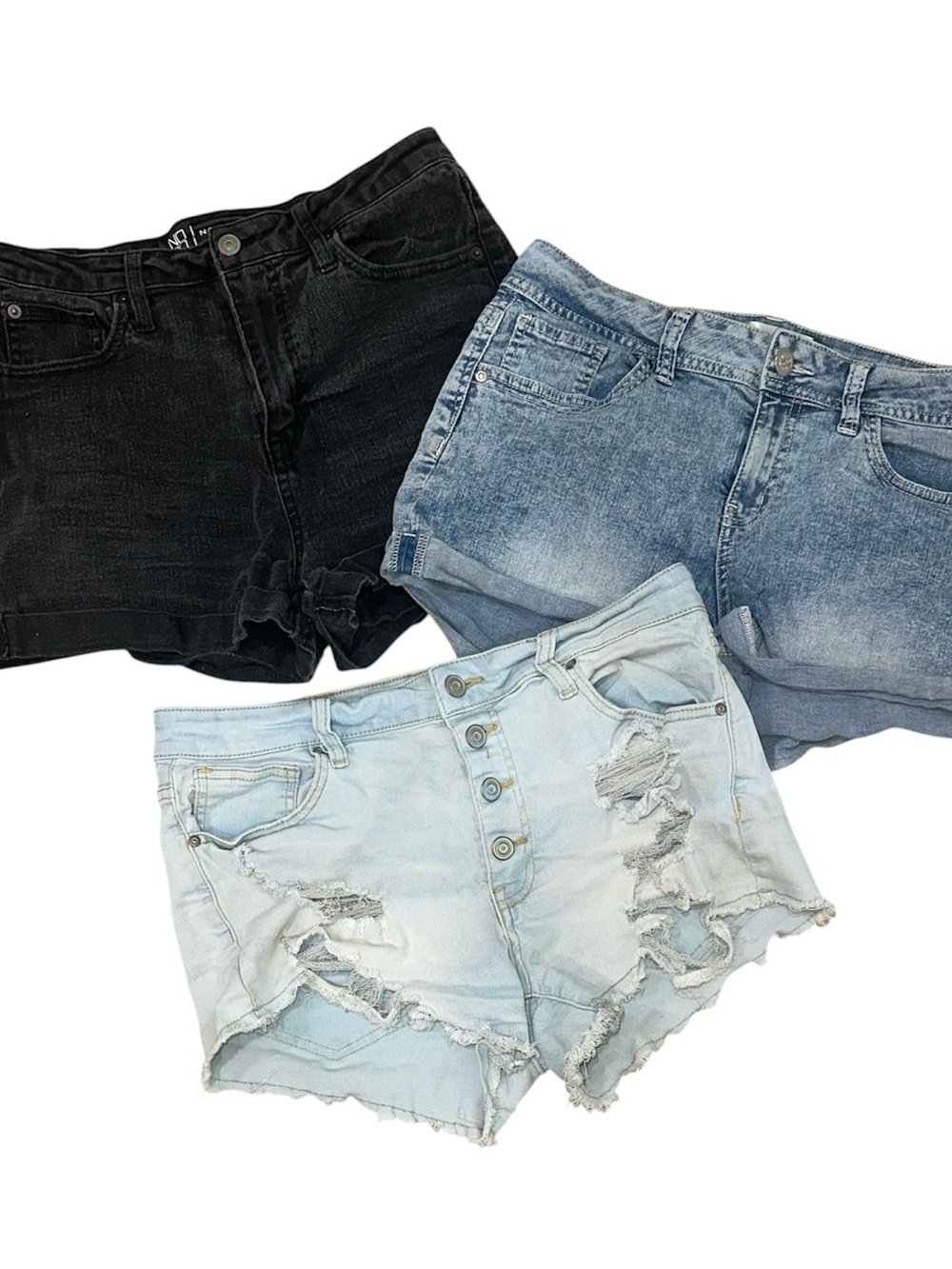 Bundle of 3 Size 13 Jean Shorts